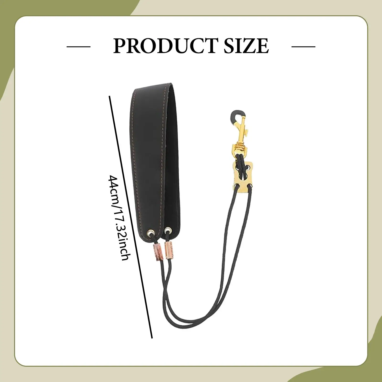 퍼포먼스 연습을 위한 색소폰 넥 스트랩 테너 알토 소프라노 색소폰 스트랩