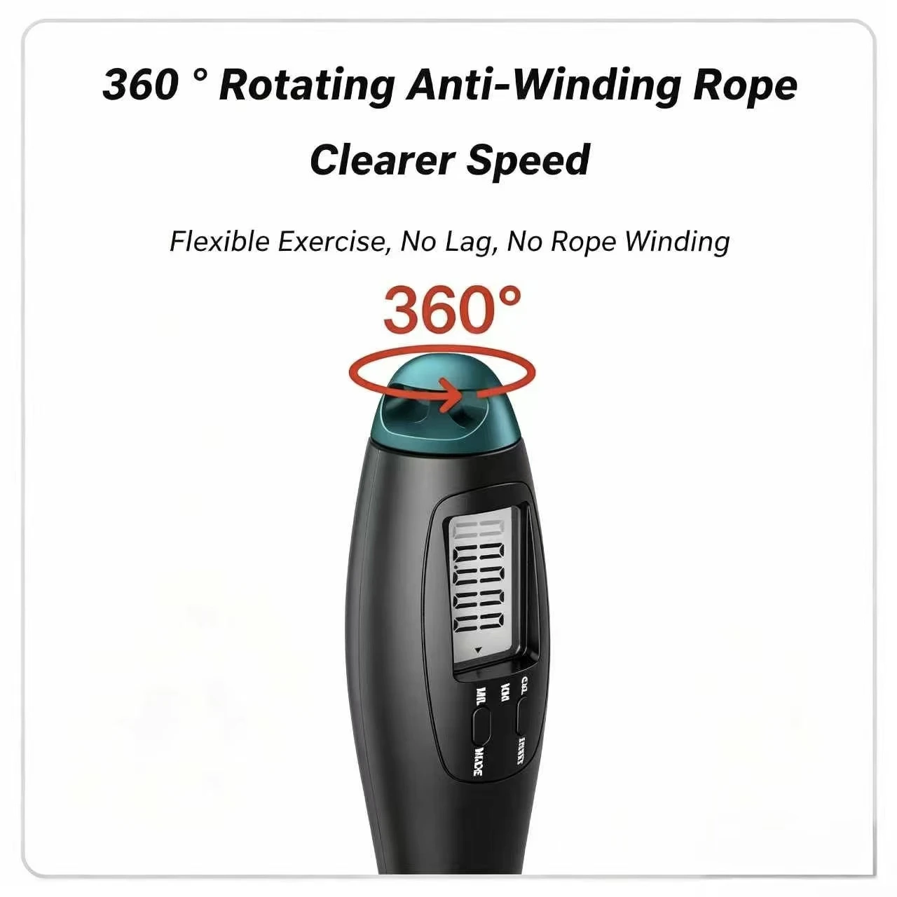 Counting Steel Wire Jump Rope, Adjustable Length Skipping Rope, Fitness Fat Burning Training Equipment for Adults Students Home gallery 5