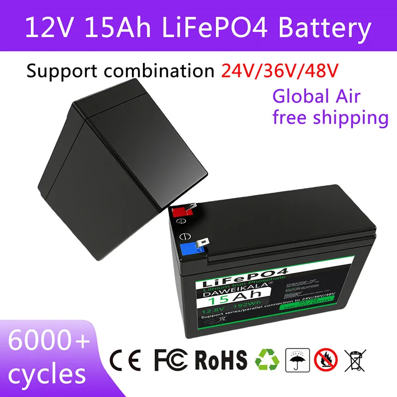 12V 15Ah Lifepo4 Ba…