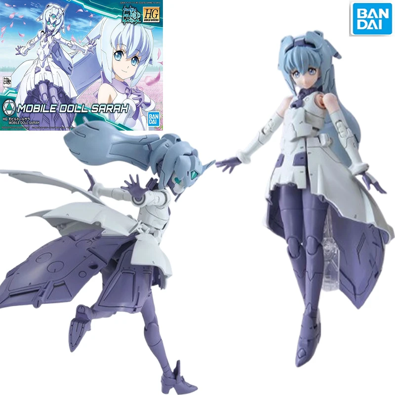 

Оригинальная аниме-кукла Bandai HG HGBD MOBILE DOLL SARAH Gundam Build Divers, сборная модель, коллекционная игрушка, подарок для детей