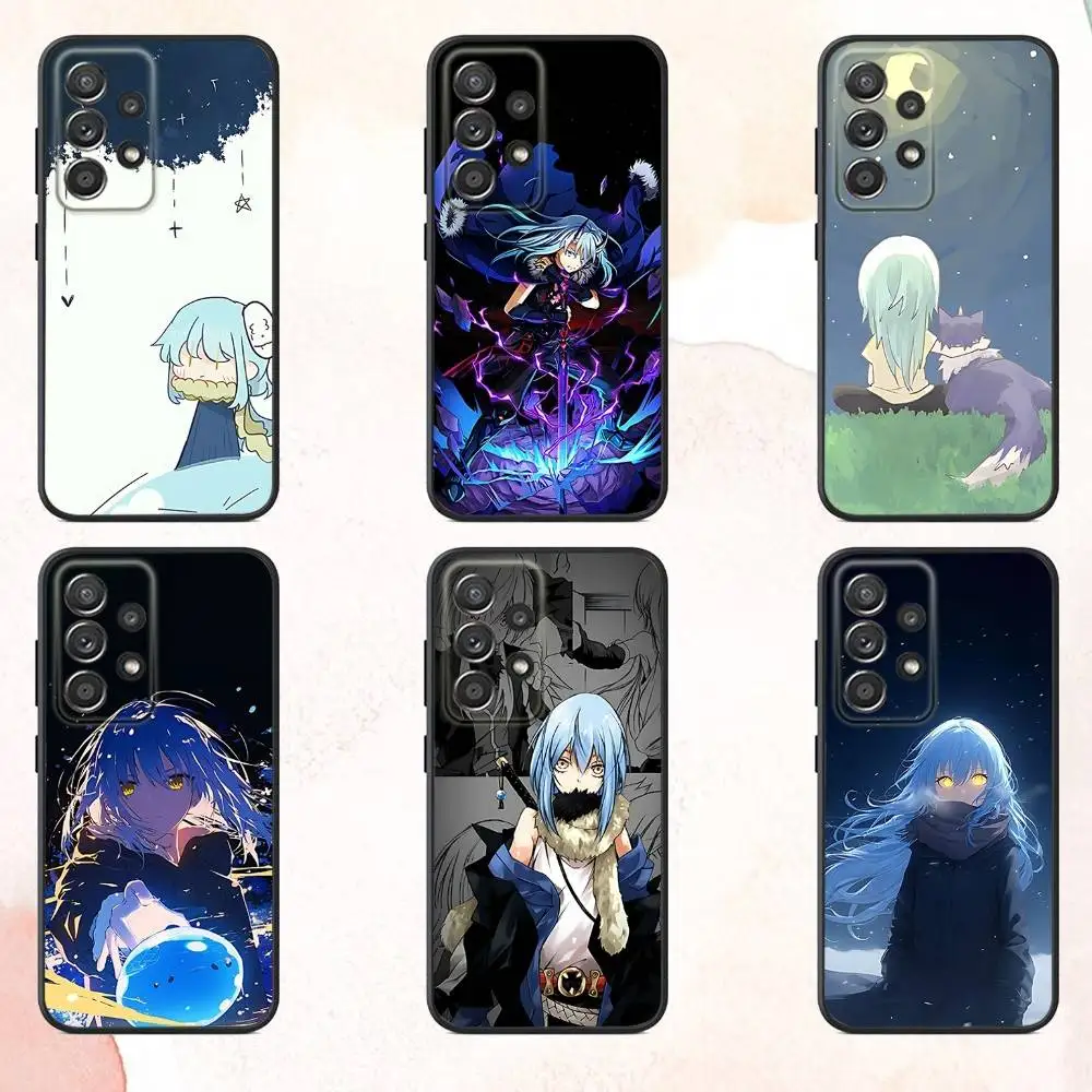 

Slime Anime R-Rimuru Phone Case For Samsung S25,S24,S21,S22,S23,S30,Ultra,S20,Plus,Fe,Lite,Note,10,9,5G Black Cover