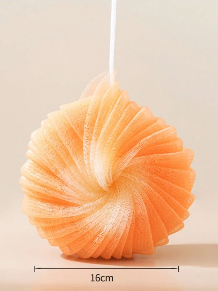 2pcs Shower Mesh Foaming Sponge Balls Body Scrub Exfoliating Skin Back Brush Cleaner Bath Bubble Ball Soft Bathing Accessories
