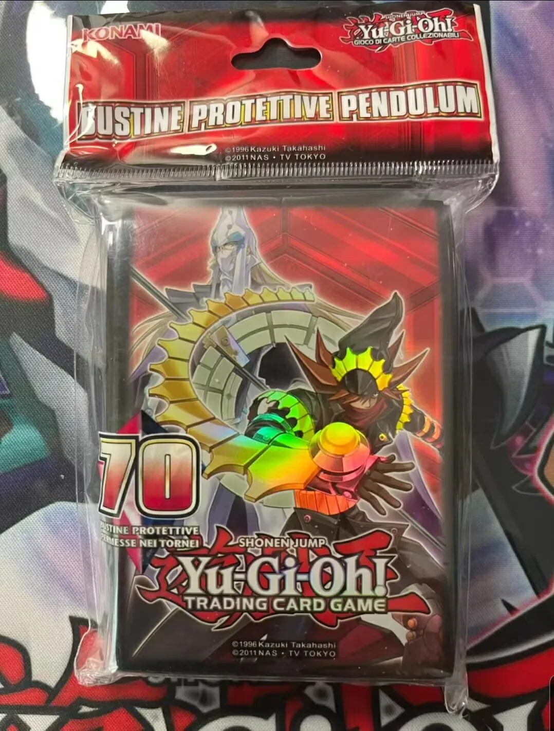 70pcs-yugioh-konami-tcg-timegazer-magician-stargazer-magician-official-collection-sealed-card-protector-duelist-sleeves
