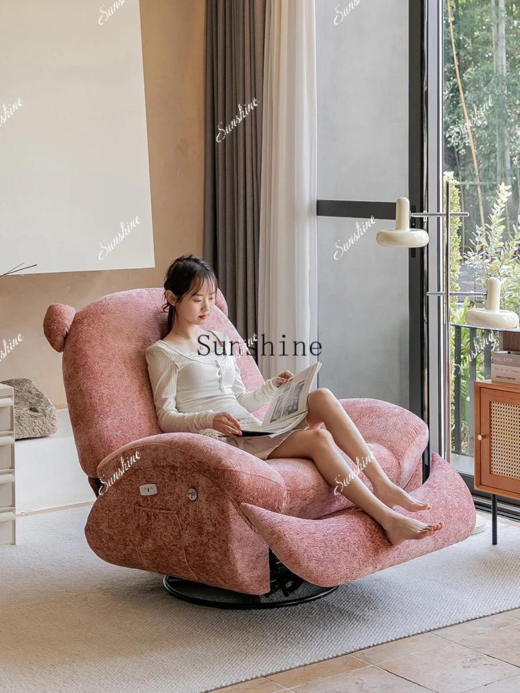 Multifunctional electric rocking chair space single cabin living room can sleep and turn lazy massage FT