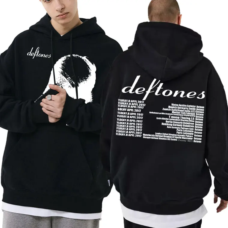 

Hot Sale Deftones Adrenaline Graphic Print Hoodie Around The Fur Sweatshirt Chino Moreno Hoodies Man Rock Diamond Eye Streetwear