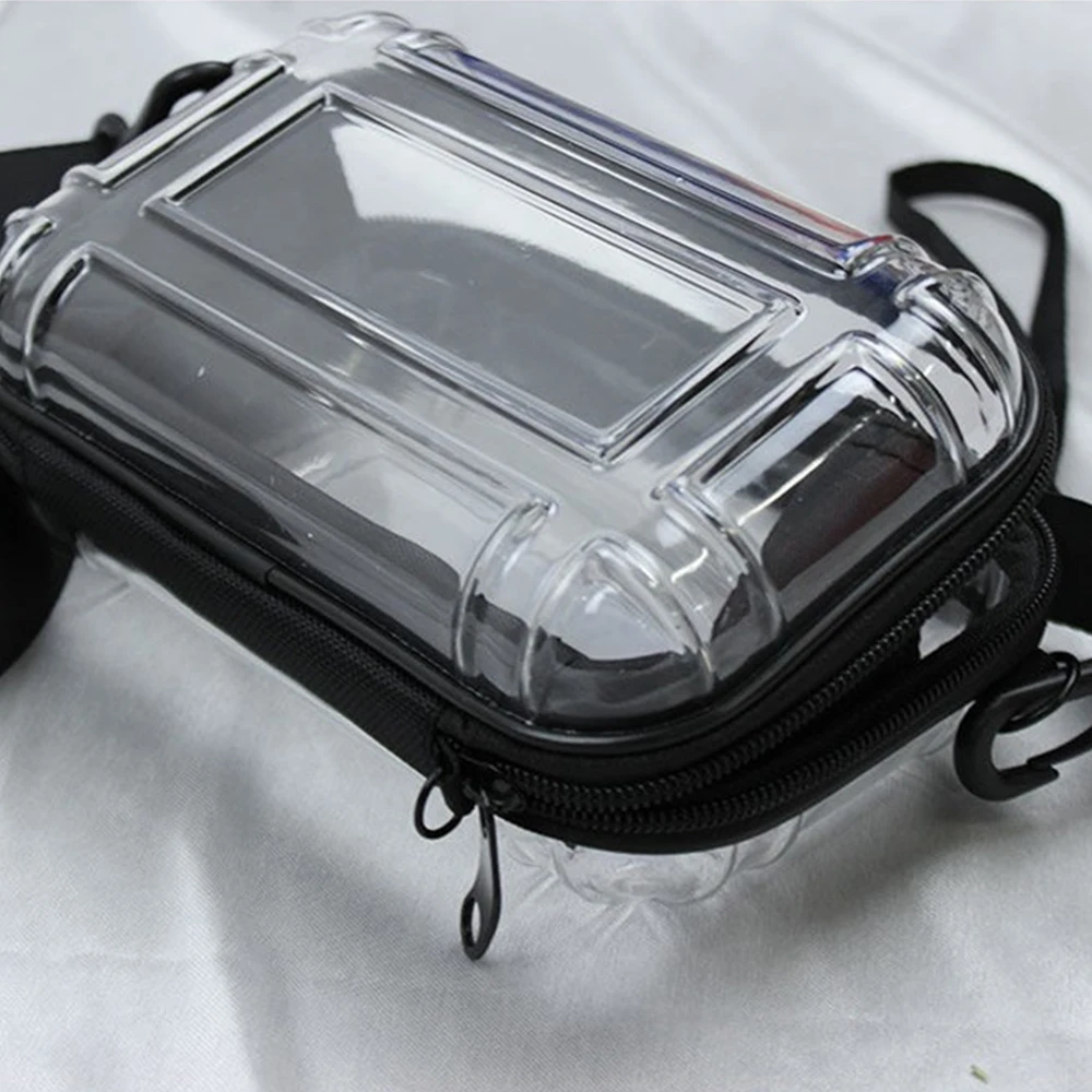 PP Transparent Cosmetic Bag New Simple Fashion Wash Bag Woman Portable Travel Overnight Bag Messenger Bag Mini Luggage Bag