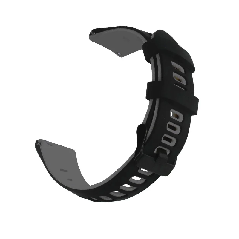 Cor macia combinando pulseira de silicone respirável 20mm para huami amazfit gts2 gts4 mini gts3 gts2e neo gts 2 3 4 2e