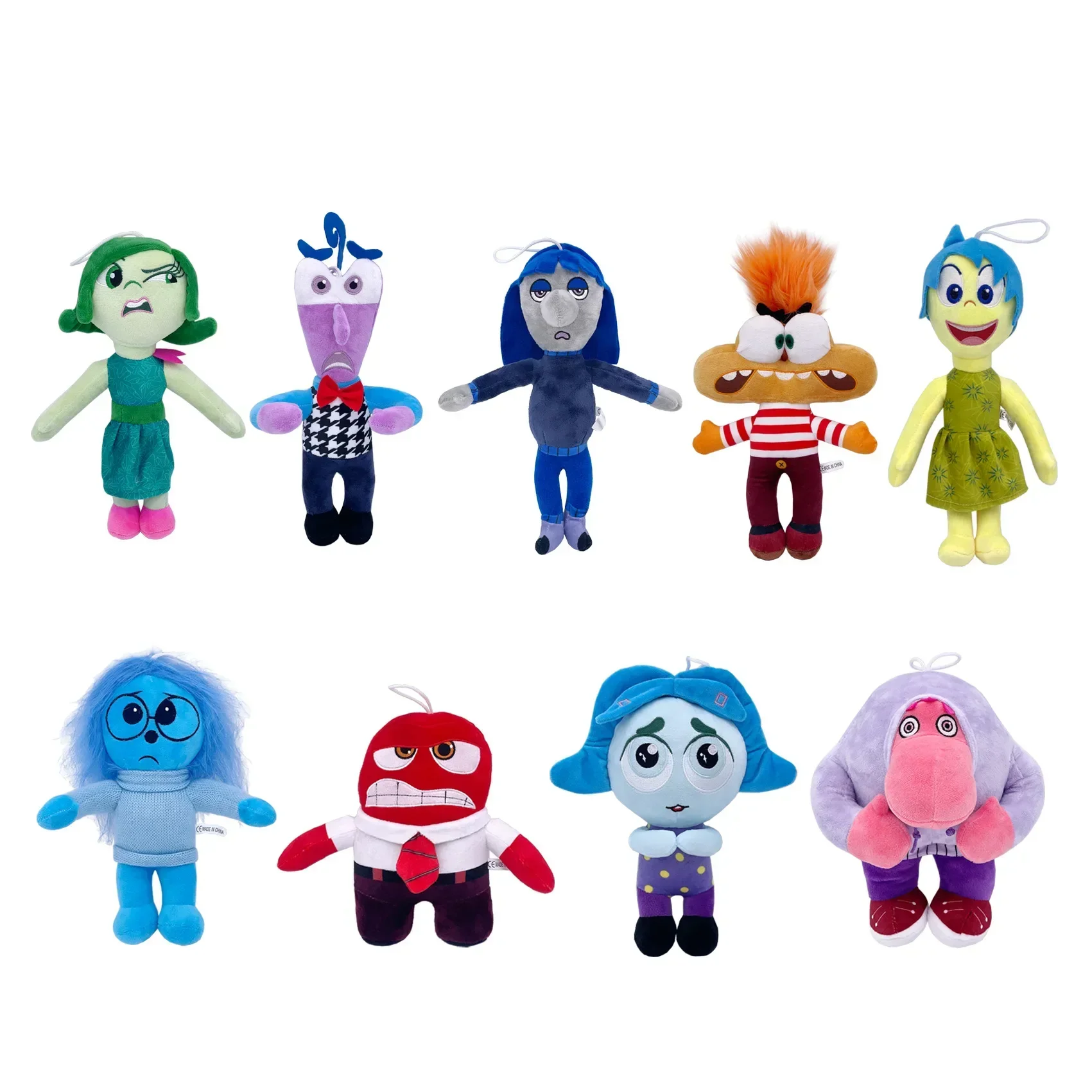 Inside Out 2 Plush Dolls Inside Out Plush Toy Cute Cartoon Plushie Doll Stuffed Anime Periphery Toys Kids Birthday Gifts