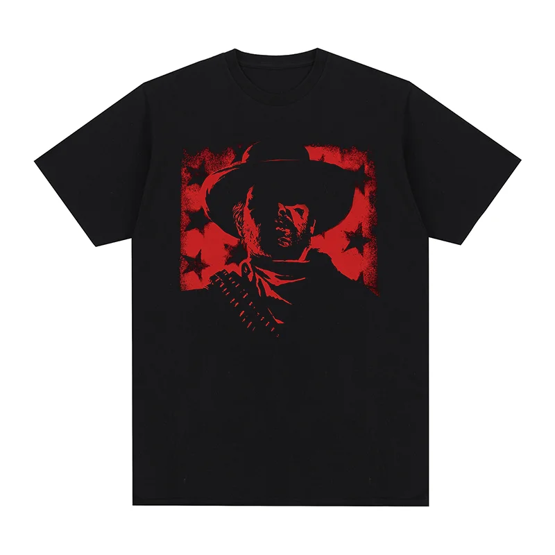 Red Dead Redemption 2 Vintage T-shirt Casual Clothing Harajuku Y2k Graphic Clothes Cotton Men T shirt New TEE TSHIRT Womens tops