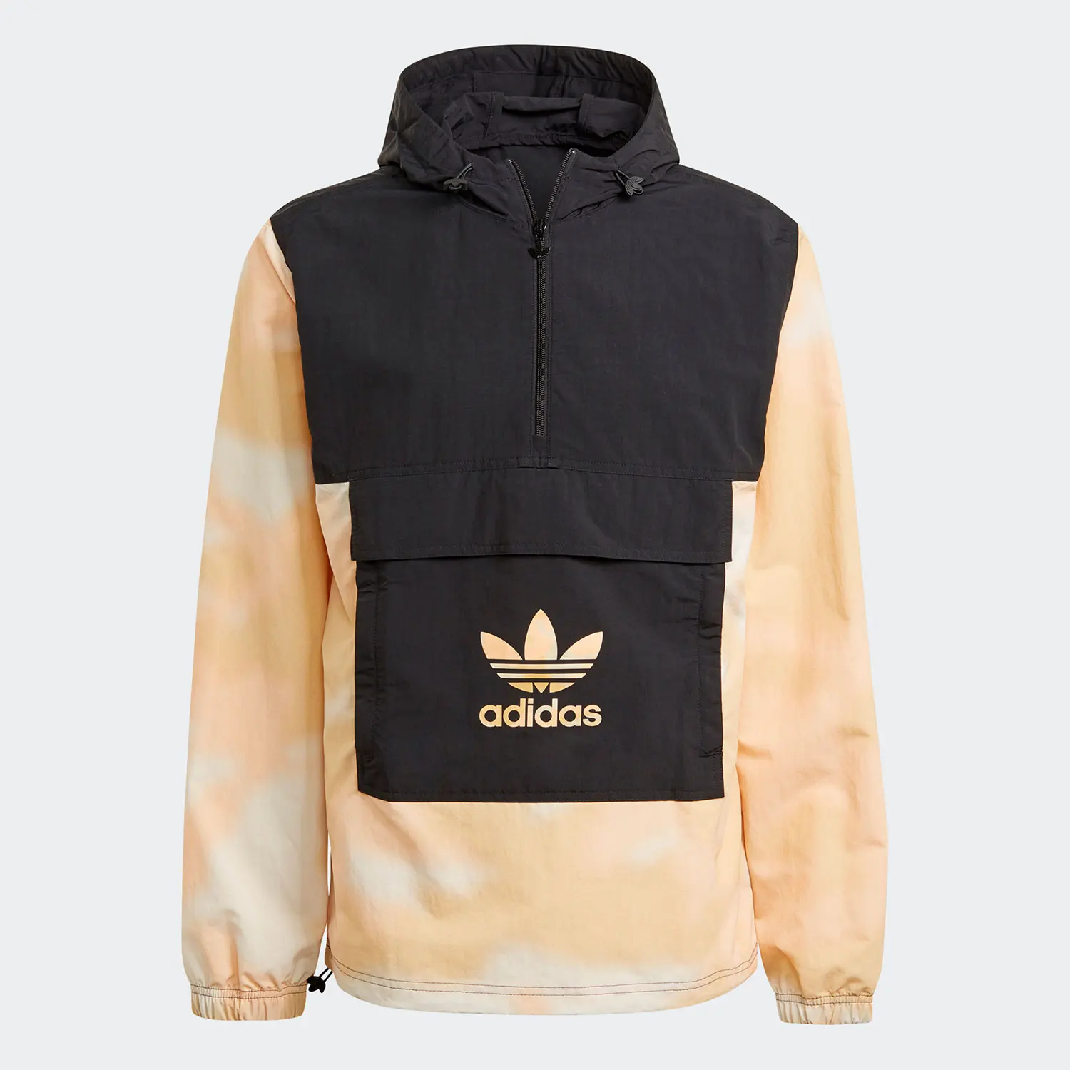 Adidas genuine clover half zipper splicing color sports and leisure sweatshirt jacket GN1876