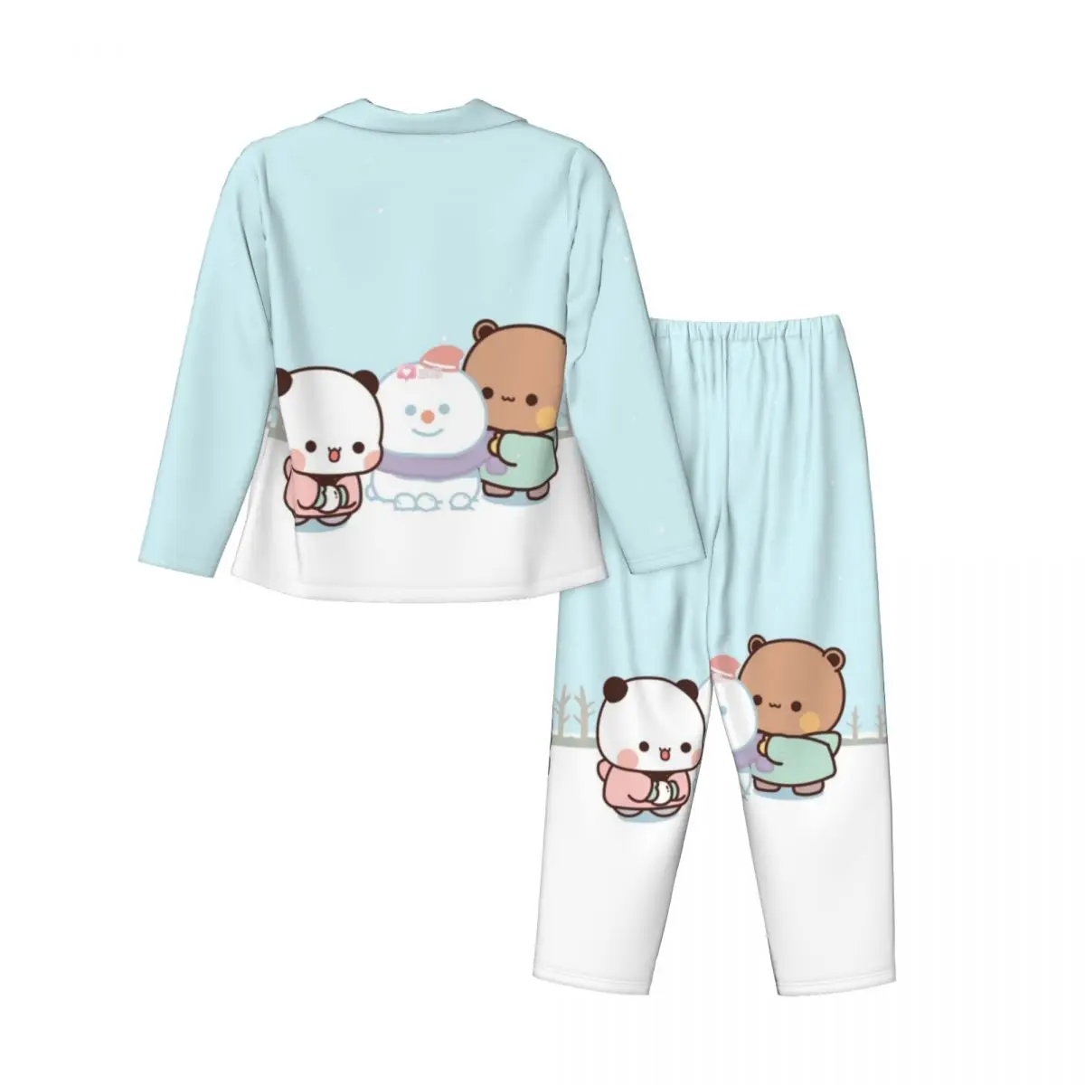 Panda Bear Hug Bubu Dudu Damen-Pyjama, 2-teiliges Set, Loungewear-Pyjama pour femme