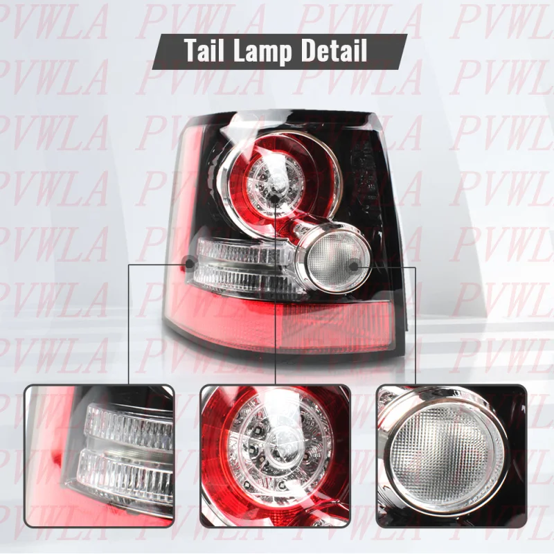 Rear Tail Lamp Light With LED Bulbs LR043996 LR043994 For Land Range Rover Sport 2005 2006 2007 2008 2009 2010 2011 2012 2013