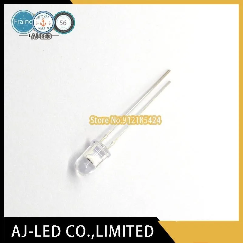 20pcs/lot QED234 infrared emitting tube light emitting diode 5mm wavelength 940nm angle ±40° new