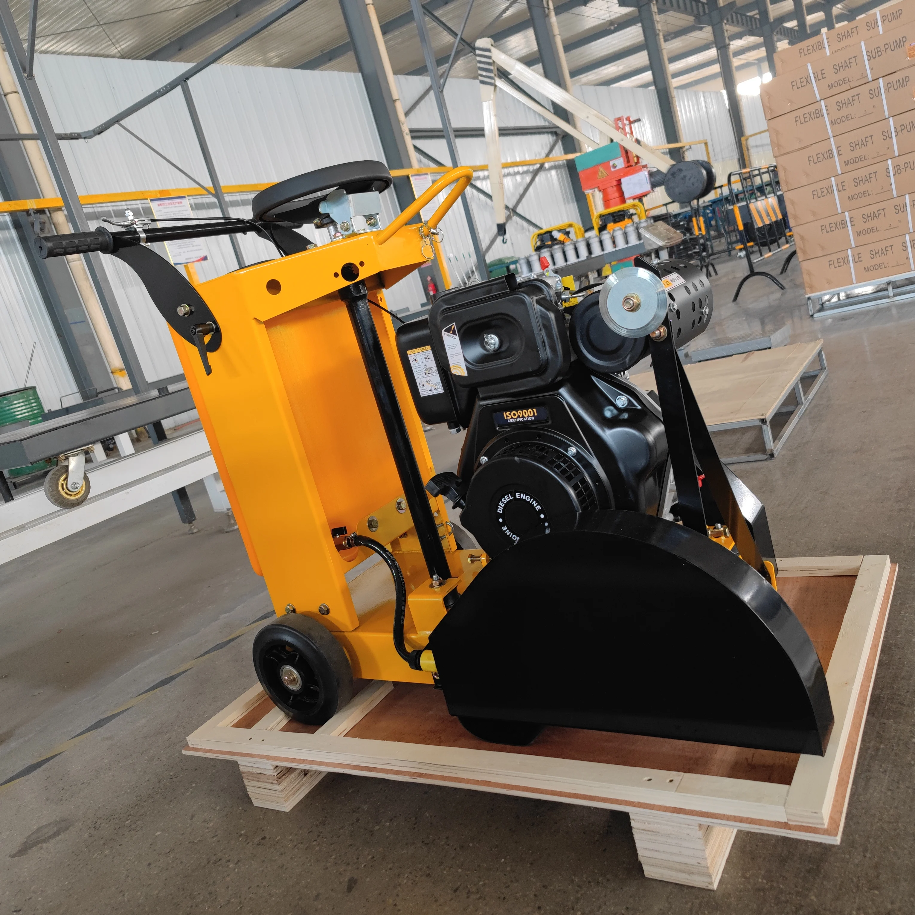 Hand Held Floor Saw Concrete Cutter Concrete  Road Cutting Machine