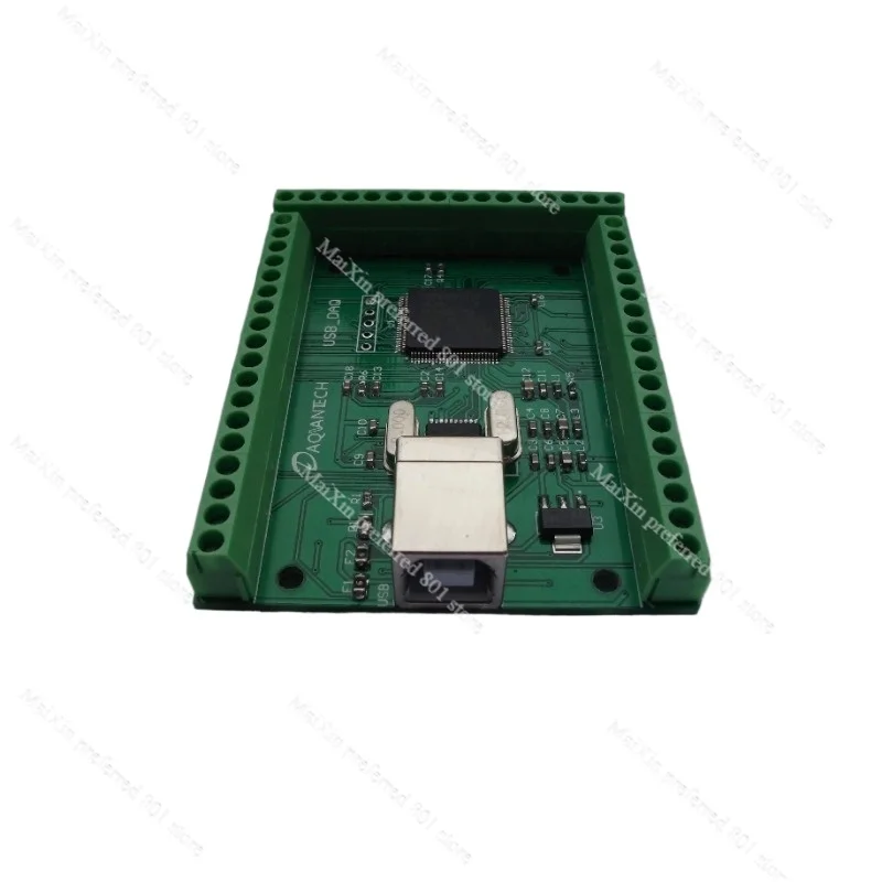 USB_HRF1036 data collection board 12 AD 2 DA 2 PWM 16DIO Labview C #