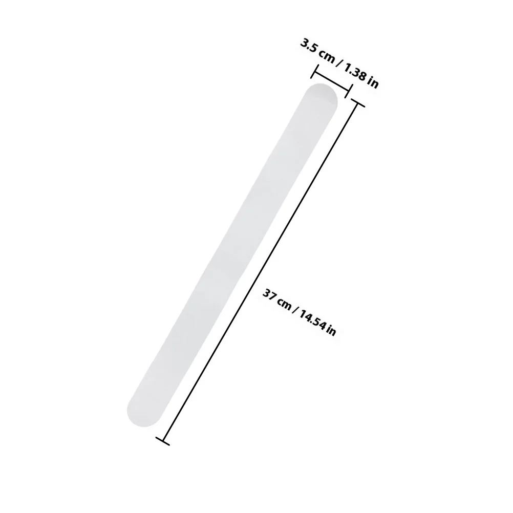 2 قطعة شريط حافة المضرب حامي الإطار الشفاف ضد الخدوش تعزيز قبضة التحكم السريع تثبيت المضرب الرياضي #3