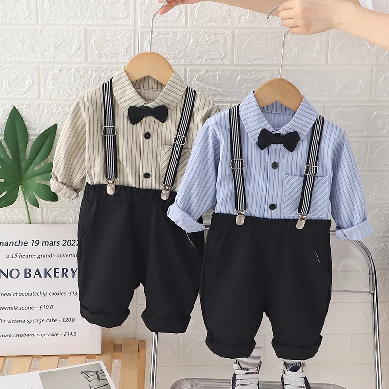 New Spring Autumn Baby Clothes Children Boys Long Sleeved Shirt Pants 2Pcs/Sets Toddler Clothing Infant Costume Kids Tracksuits