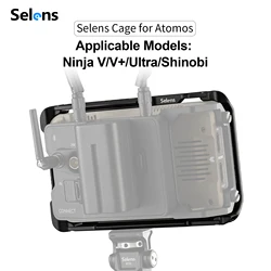 Selens Monitor Cage Aluminum Alloy Photography Accessories Photo Studio Kits Camera Cage For Atomos Ninjav Monitor Cage
