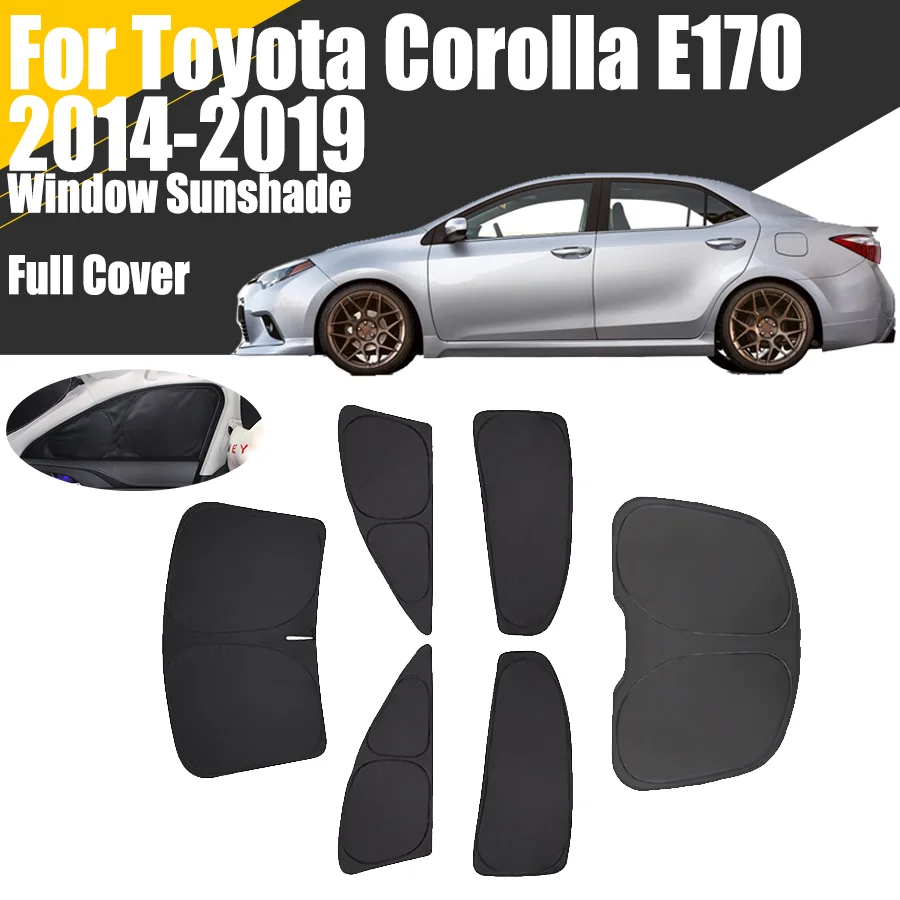 

Custom Full Cover Car Window Sunshade For Toyota Corolla E170 2014 - 2019 Privacy Blind Curtain Front Windshield 2015 2016 2018