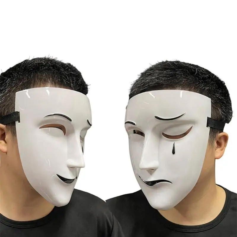

49MF Tians Guan Ci Fu Mask and Tears Mask Heaven Official's Blessing Mask Halloween Cosplay Costume Adult Kids Gifts
