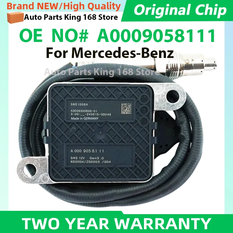 A0009058111 0009058111 Nitrogen Oxygen NOx Sensor 12V for Mercedes-Benz GLS W177 V177 W247 W205 A205 C205 S205 C257 A238 C238