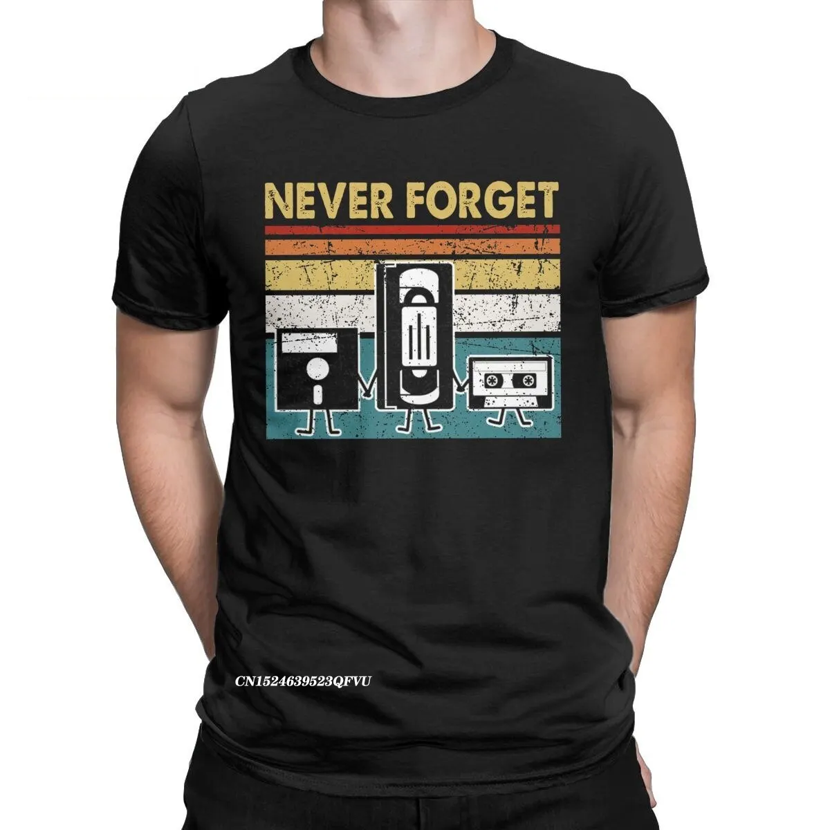 Never Forget Sarcastic Graphic Music T-Shirt For Men Cotton T Shirts Graphic T Shirts Birthday Present Alternative Clothing