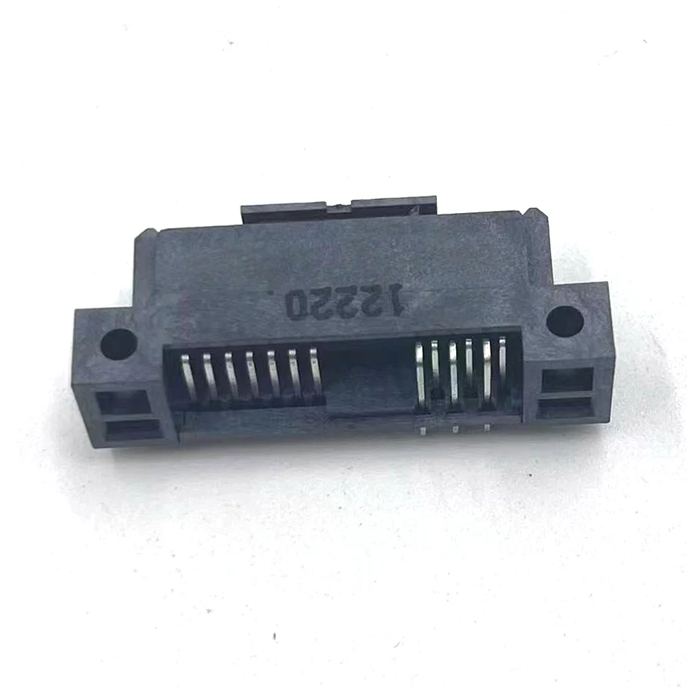 2/5pcs HDD socket Positive port SATA socket SATA 6+7P female 13P H7.25 SMD type