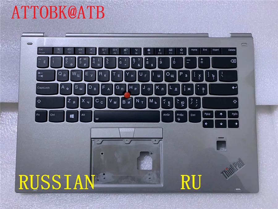 Teclado de laptop eua/espanhol/latino/francês/ru/árabe/br/po/turke para lenovo thinkpad x1 yoga 2a geração yoga 2017 com capa retroiluminada c