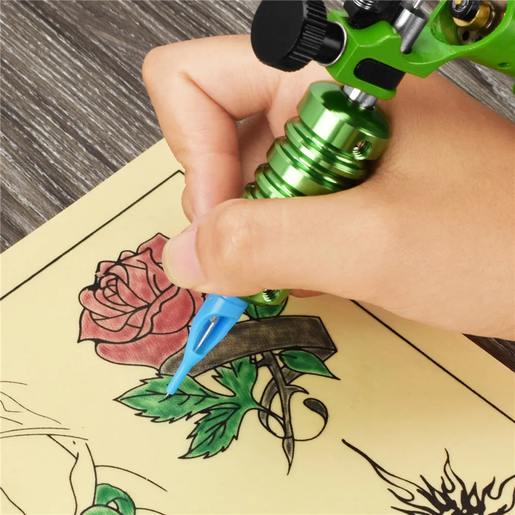 

6Pcs Aluminum Alloy Tattoo Machine Grips Lightweight Anti-Skid Body Art Shader Liner Eyebrow Grip Tubes