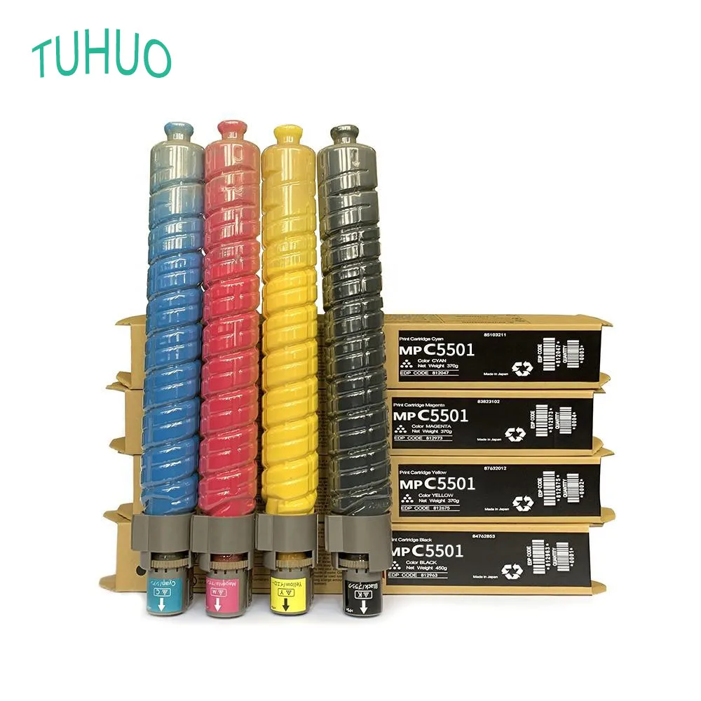 1PCS MPC5501 MPC4501 Toner Cartridge For Ricoh Aficio MP C4501 MPC5501 LD645C LD655C C9145 C9155 for 841582 841583 841584 841585