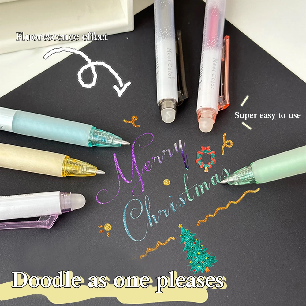 消去可能で消去可能なペン,ニュートラルなカラー,文房具,ピース/セットmm,学生用,6 0.7