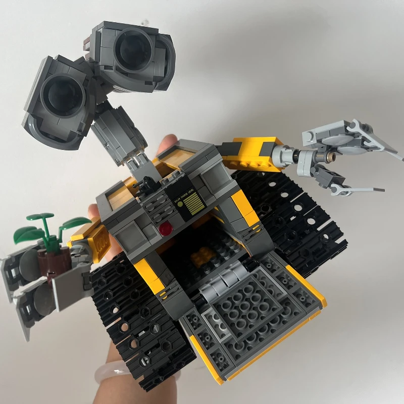 Disney 687PCS Creativo Wall E Robot MOC Building Block 21303 modello fai da te Decorazione della casa giocattoli per bambini Regali di Natale