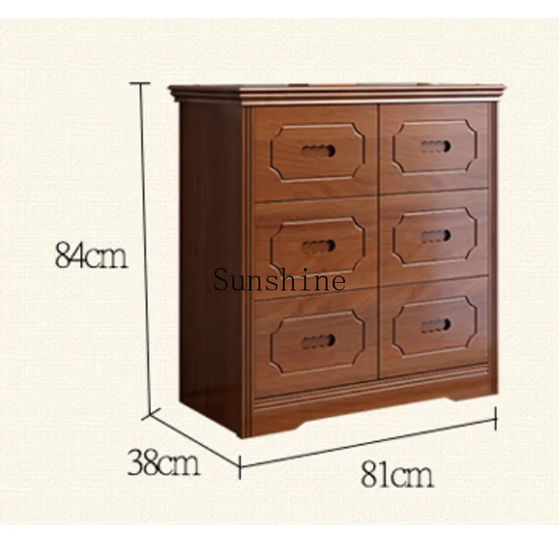 TT Chinese-style bucket cabinet, locker, simple modern bedroom, TV, chest of drawers