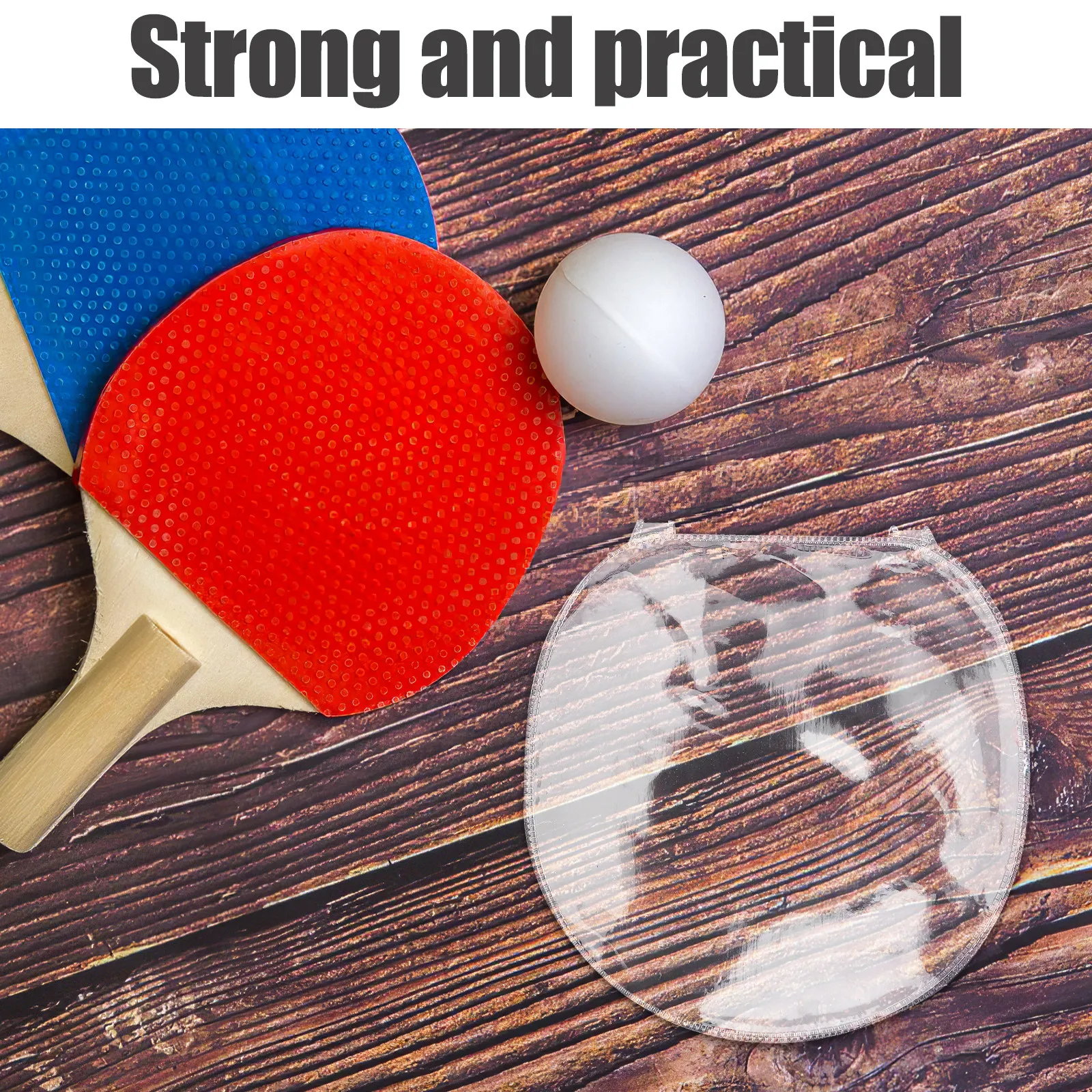 

10Pcs Table Tennis Racket Protective Film Double-Sided Thickened Rubber Surface Cover for Enhanced Rebound Grip Performance