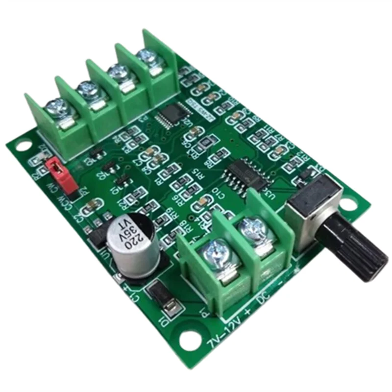 7V 12V Brushless DC Motor Driver Controller Board with Reverse Voltage Over Current Protection for Hard Drive Motor 3/4 Wire