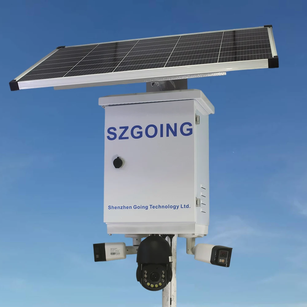 SZGOING 360 نظام كاميرا بانورامي 3 لاسلكي واي فاي IP PTZ كام 30X تكبير تنبيه الطاقة الذكية HD كاميرا أمان تعمل بالطاقة الشمسية 4G #1