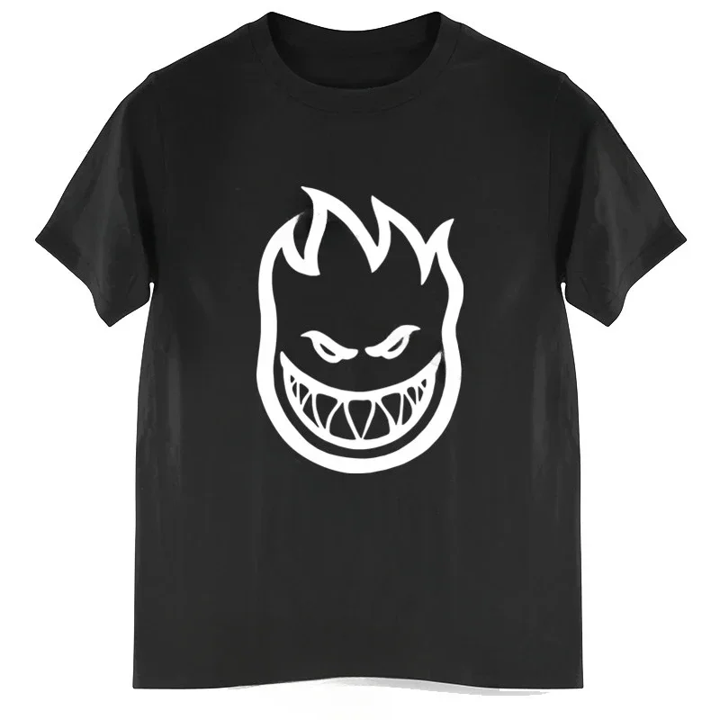 Camiseta de manga curta masculina e feminina impressa, Universal Street Wear, tendência casual da moda, Spitfire Skate, sitcom