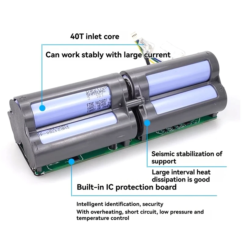 Bateria recarregável Fordreame H10 Bateria recarregável Forh11 H12 H11MAX M13 H12S VWV8 HHR24A