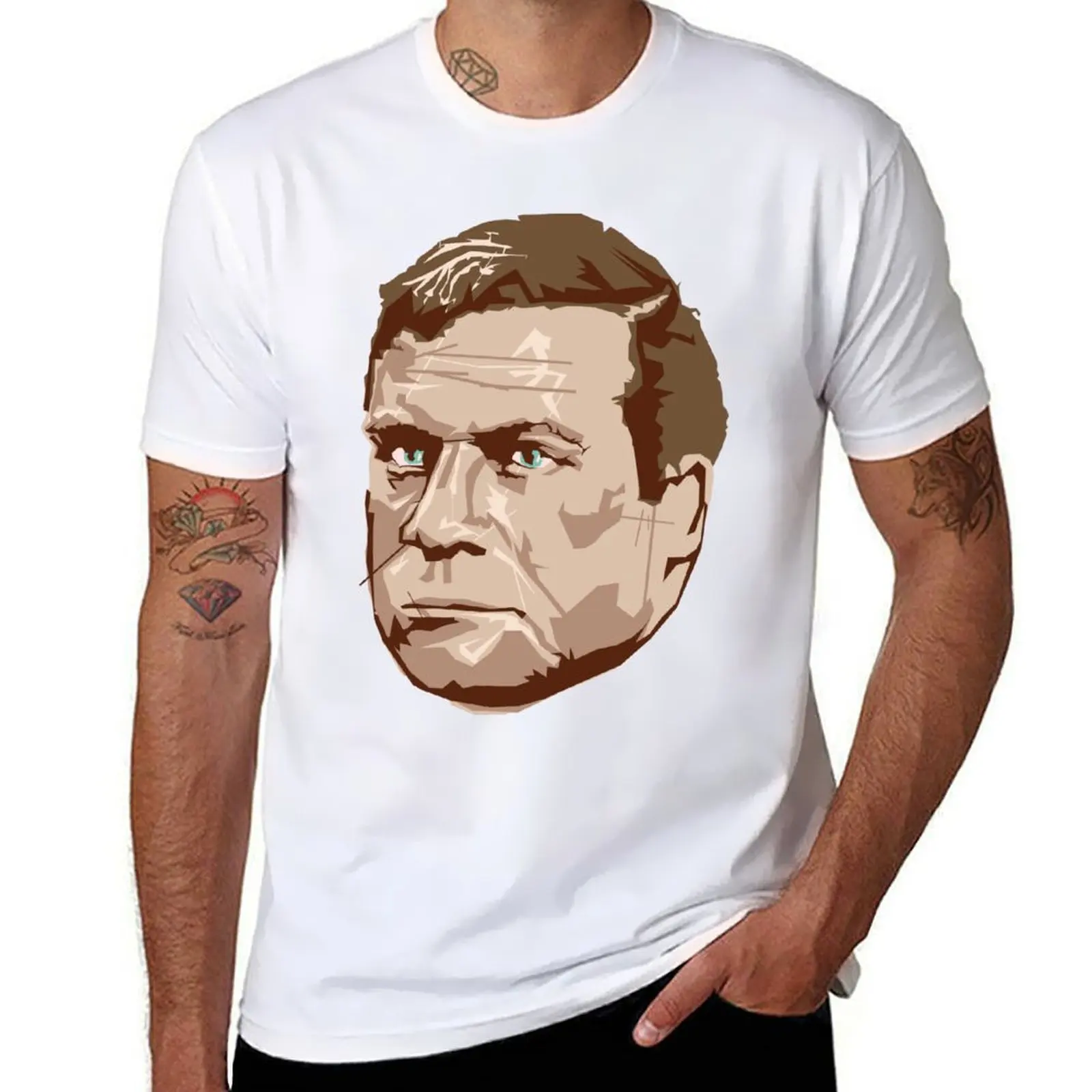 

Oliver Reed T-Shirt man t shirt summer t shirts for man graphic funny T-Shirt