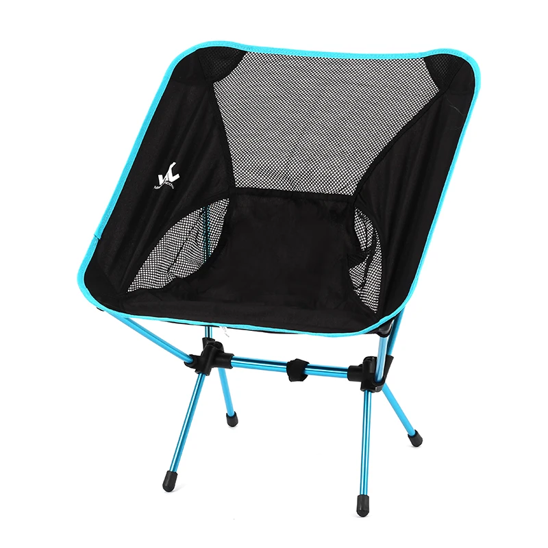 custom.Ultralight Collapsable Portable Aluminum Fishing Folding Moon Camping Backpacking Chair With Carry Bag