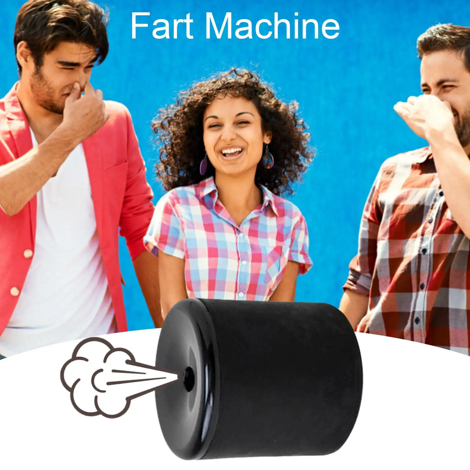 Funny Spoof Plastic Noise Makers April Fool's Day Farting Sounds Fart Pooter Gag Joke Machine Party Squeeze Fart Tube