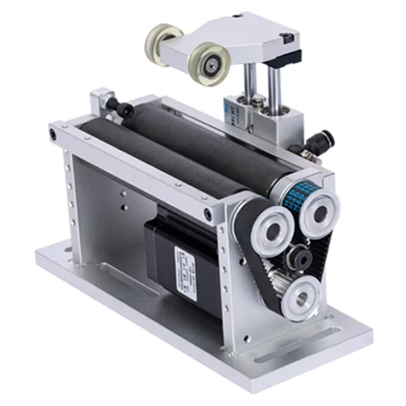 Round tube sealing welding tooling Las er handheld welding Cylindrical marking Rotary table Roller type rotary visual inspection