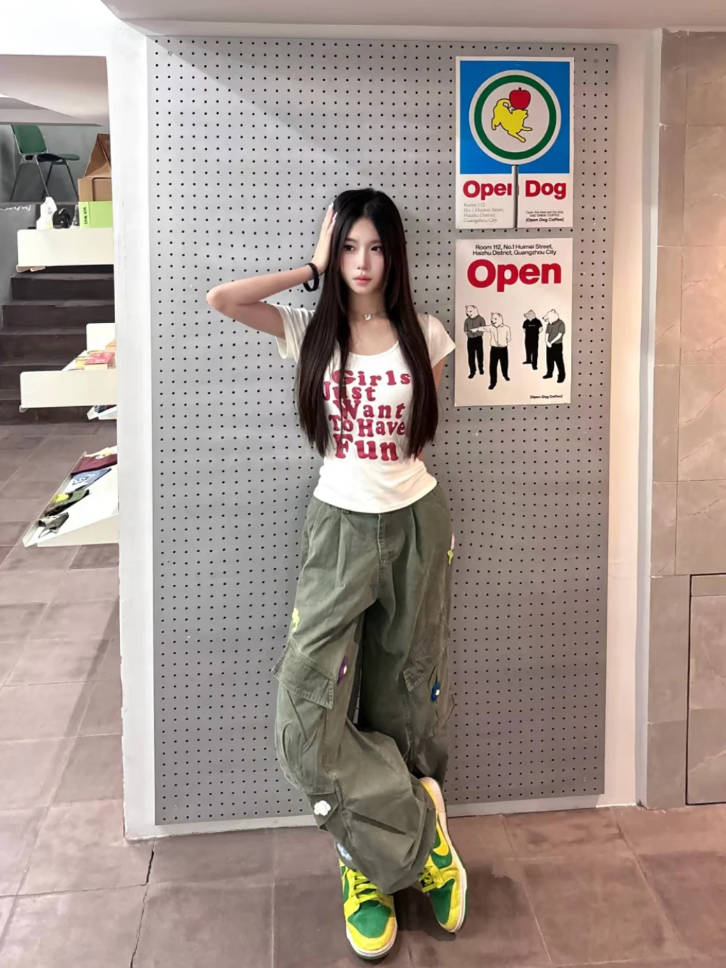 White Slim Fit ort Sve U Ne T irt Summer Faion Letter Print Design Korean Sle Commute Cotton Polyester Blend