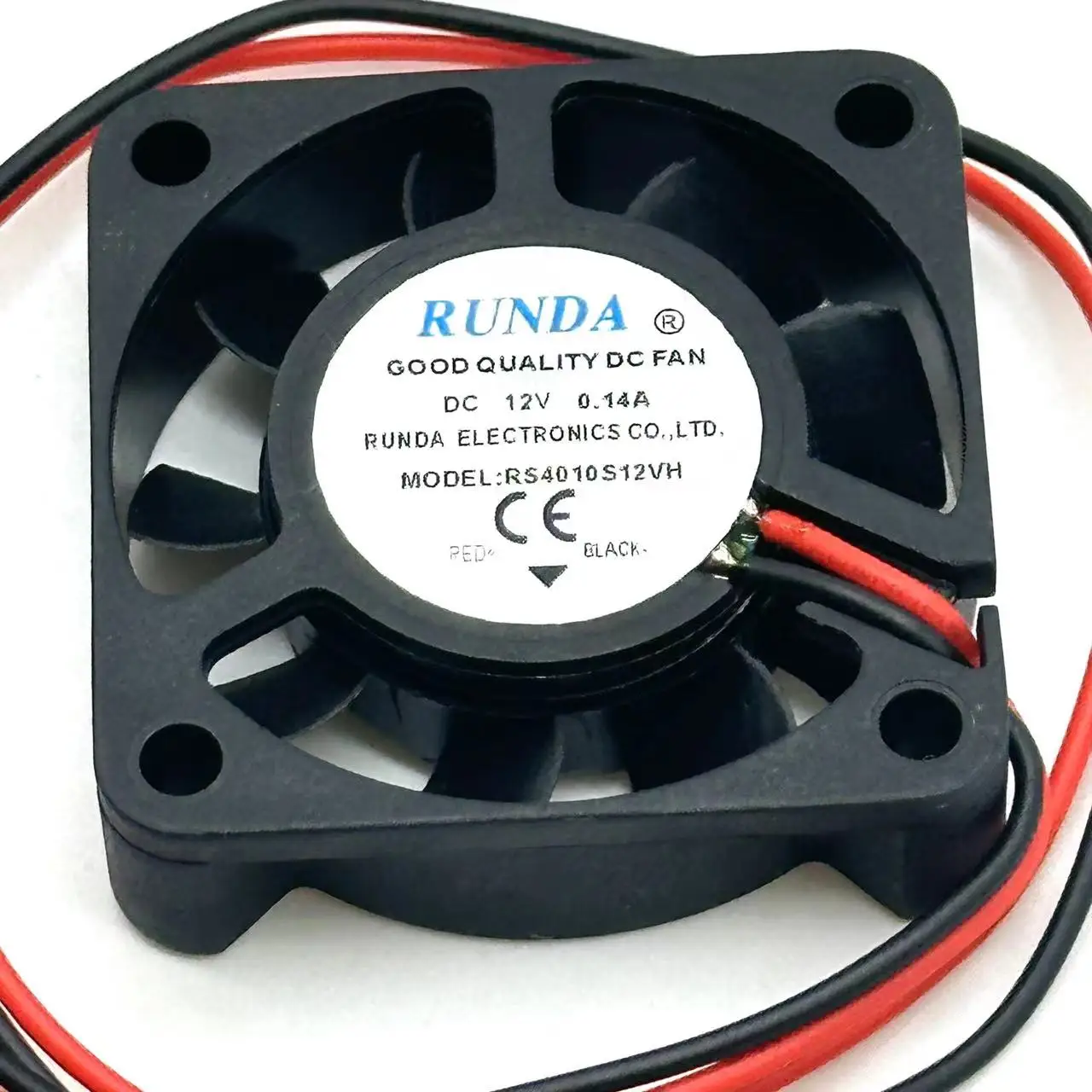 

RUNDA RS4010S12VH DC 12V 0.14A 40x40x10mm 2-Wire Server Cooling Fan