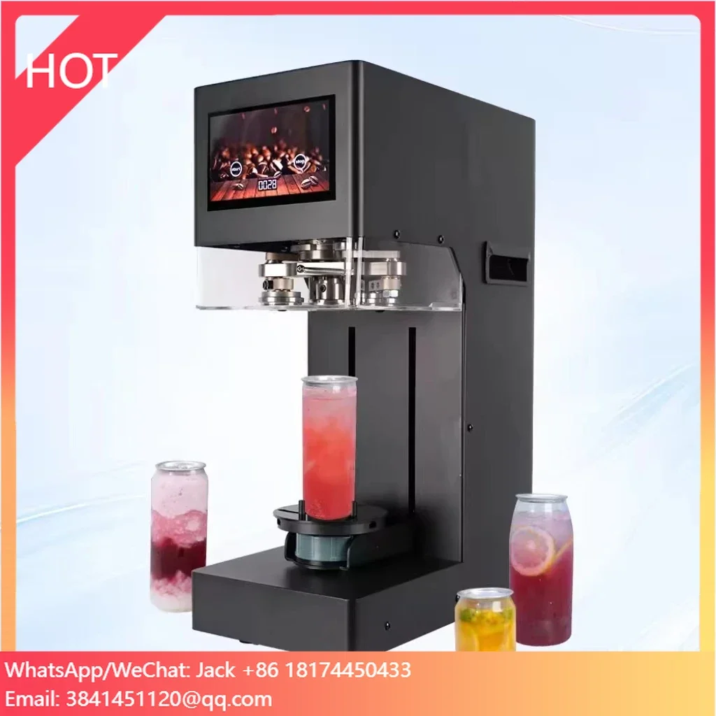 

CE Certification Automatic Lift Intelligent Can Sealing Machine Coffee Shop Milk Tea Shop Accept Customized Jar Sealing Machine