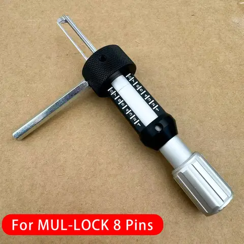 HAOSHI per Mul-T-Lock 8x7 Pin (R) MUL-T-LOCK 5 Pin (L) 5 Pin (R) Mul T Lock 7pin Pick Set Strumenti per fabbro