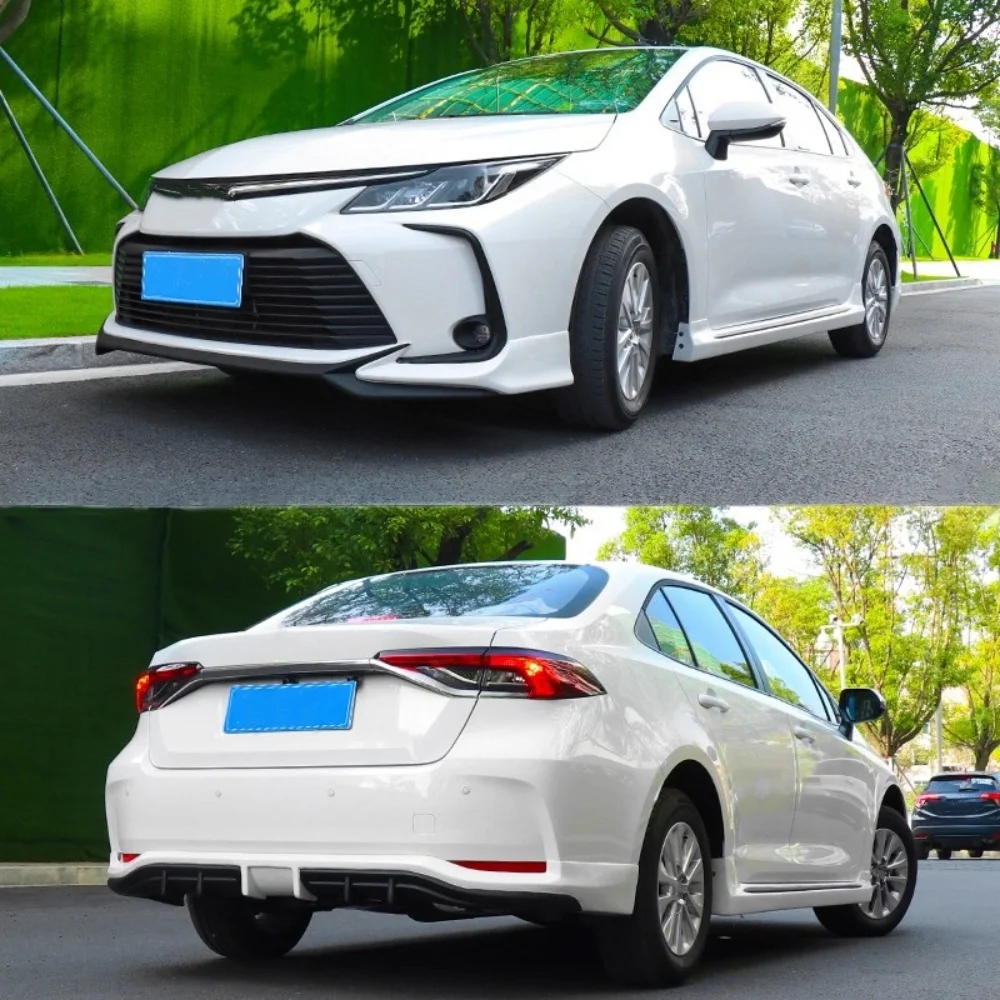 

Body Kit for Toyota Corolla modified Auto Surround Front lip Rear lip Side skirt Car Accessories