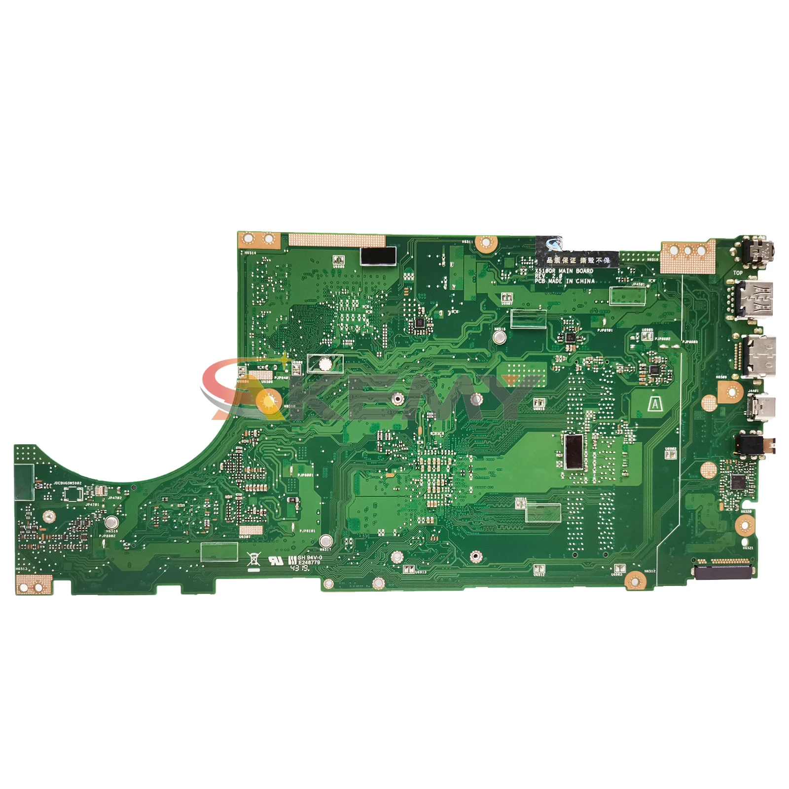 Placa base para ordenador portátil ASUS X510QR A510QA F510QA F510QA F510QR A510QR A510QR A12-9720P FX-9800P CPU DDR4 prueba