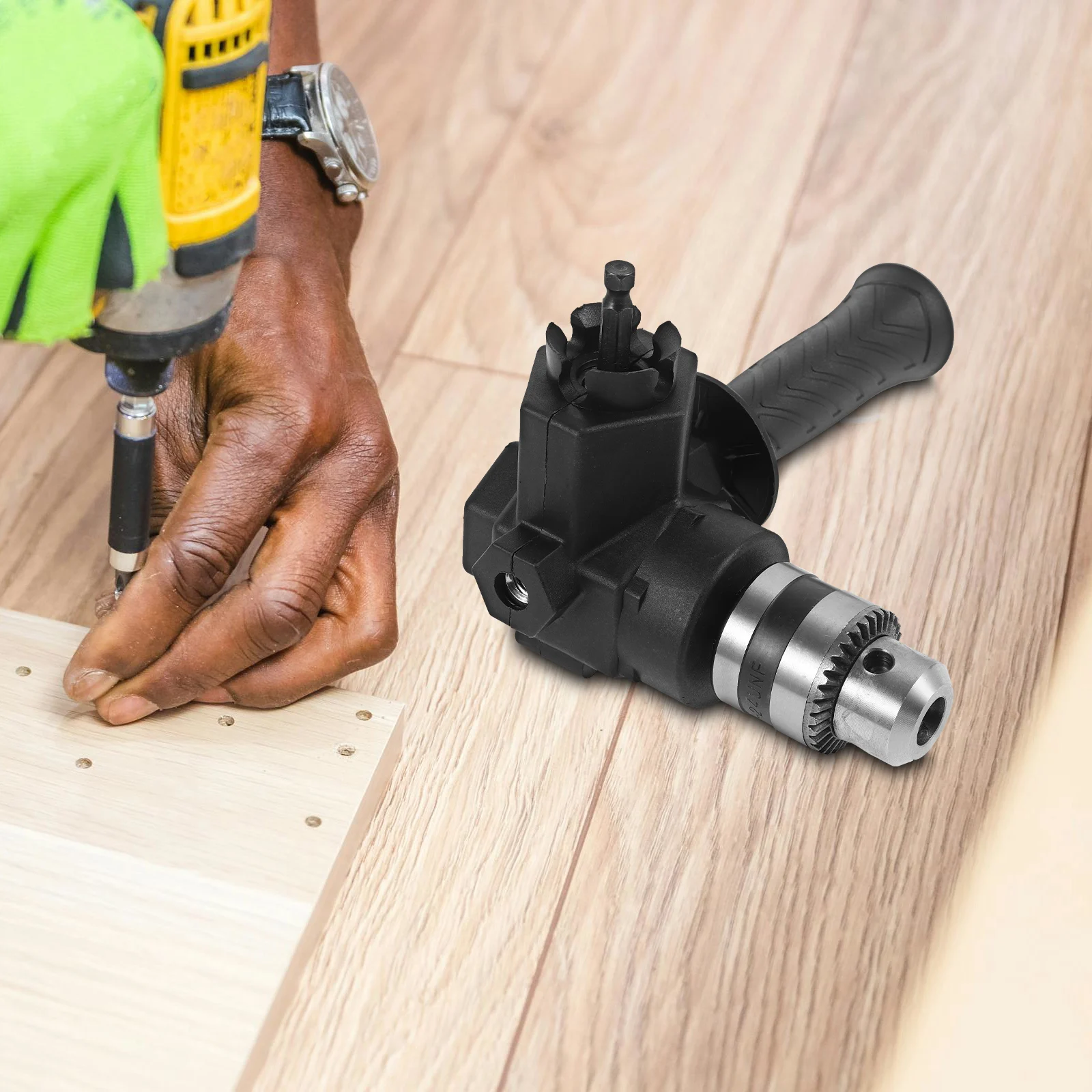 

1Pcs Pivotable Bit Tip Holder Right Angle Drill Extension For Electric Screwdriver Accessories