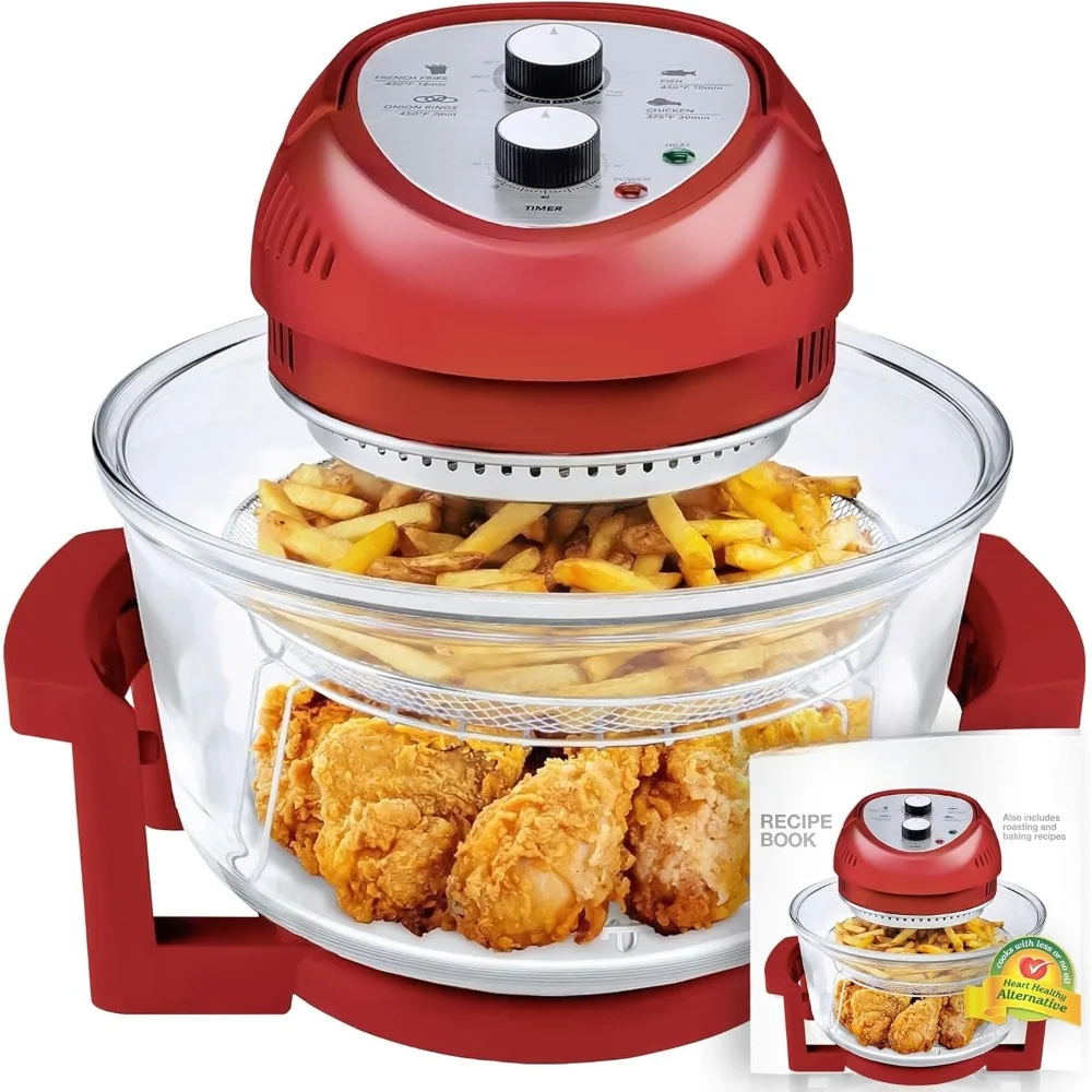 Lucht Friteuse Met Ingebouwde Timer, Lucht Friteuses, Vaatwasser Kluis, Grote 16 Liter Olie-Loze Airfryer